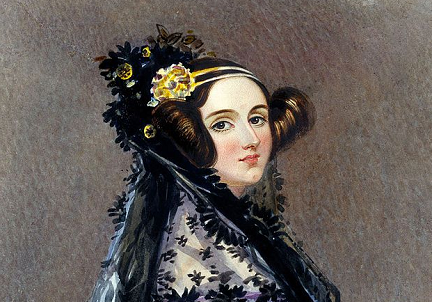 Pintura em cores da Ada Lovelace